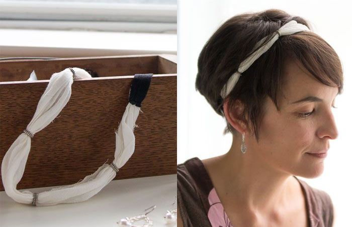 Amazing DIY Short Hair Accessories