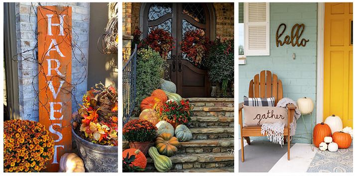 Awesome Fall Front Door Decor Ideas