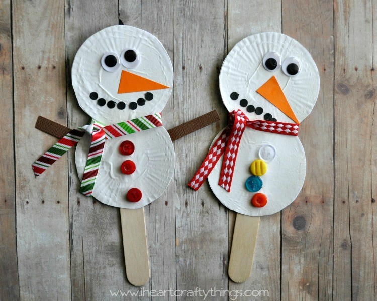 Adorable Snowman Crafts for Kids