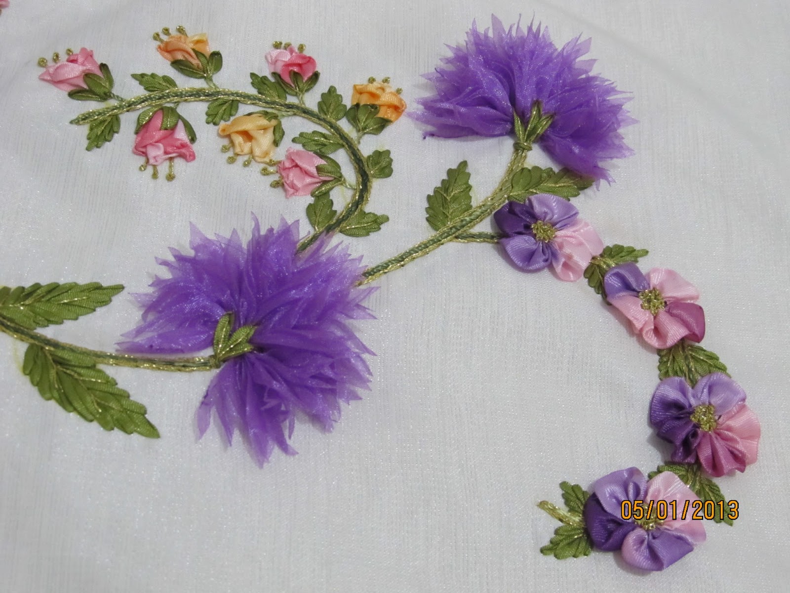 Amazing Ribbon Embroidery Designs