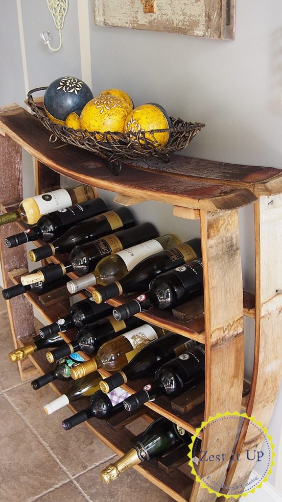 Unique Diy Wine Rack with Simple Decor