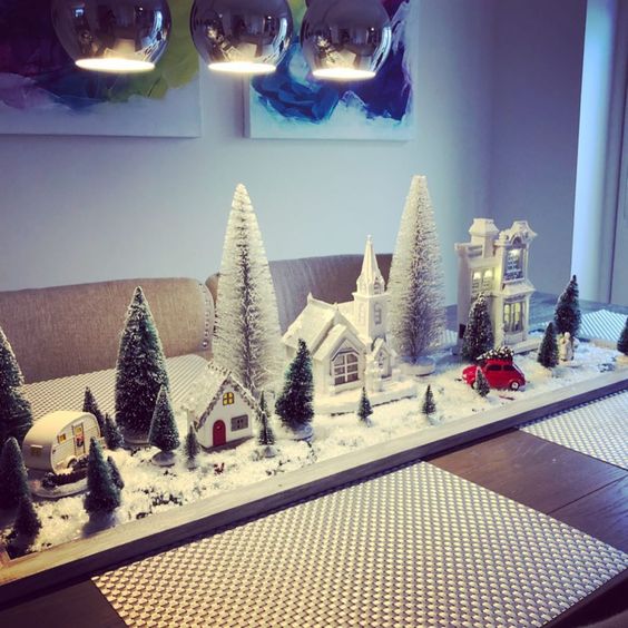 15+ Amazing Christmas Village Display Ideas