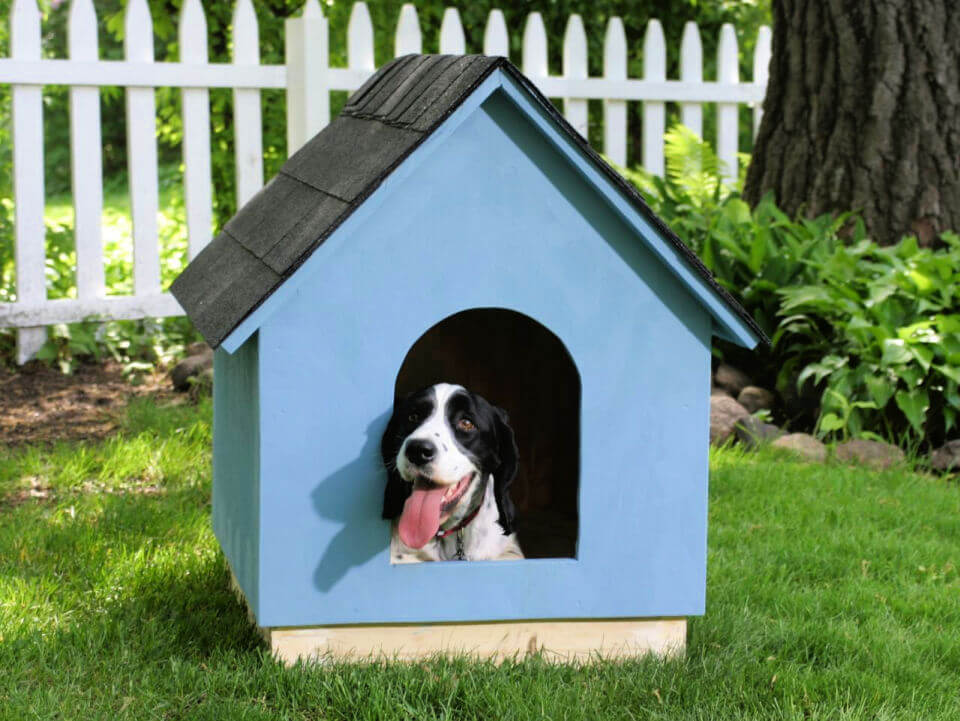 25 Free DIY Dog House Plans