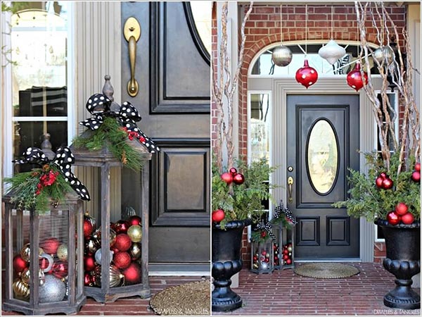 15 Amazing Christmas Decorating Ideas For Your Entrance