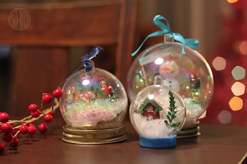 10 Awesome DIY Snow Globes