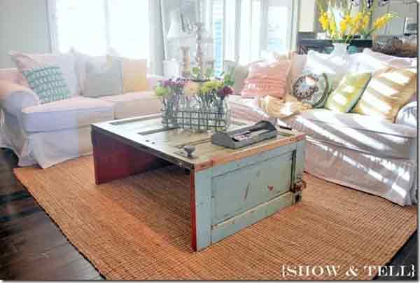 15 Creative Ways To Repurpose An Old Door Into A Table