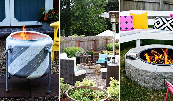 15 Cool DIY Fire Pit Designs