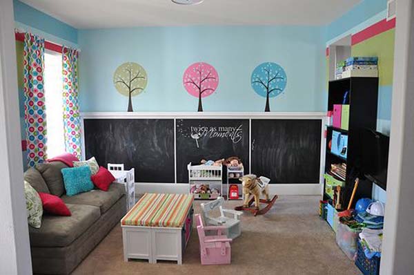 30+ Amazing Chalkboard Paint Ideas for Kids Room