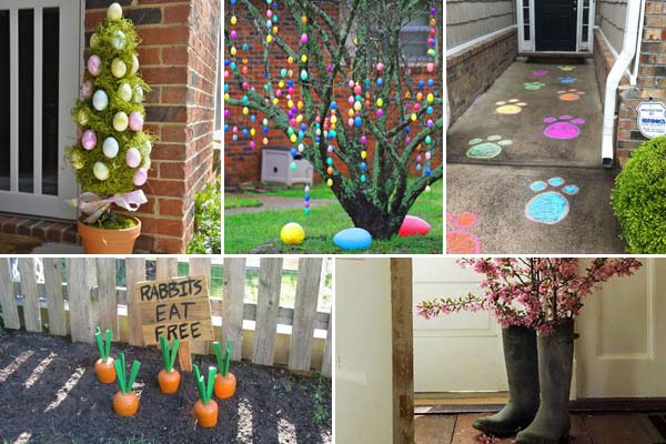30+ Amazing Outdoor Easter Decorating Ideas