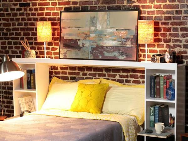 21 Bedroom Headboard Storage Concepts