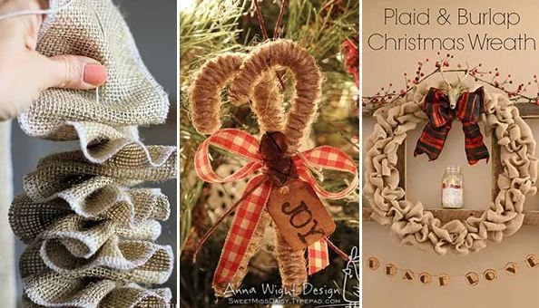 25 Rustic Burlap Christmas Decorations To Try In 2025